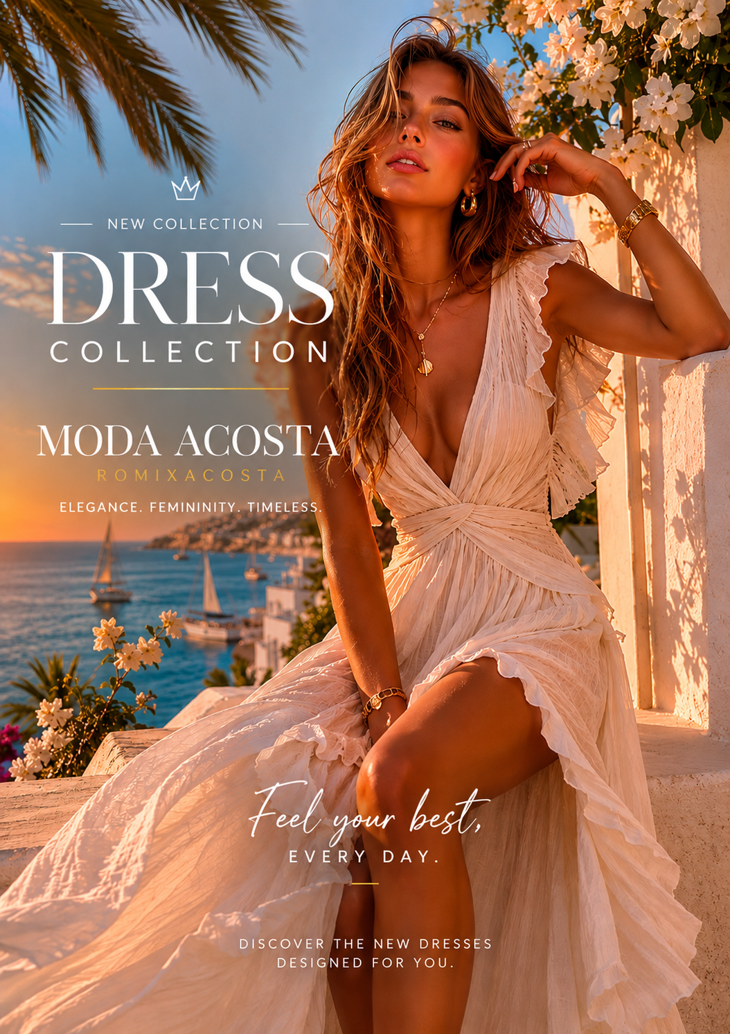 nueva colección de vestido Moda Acosta