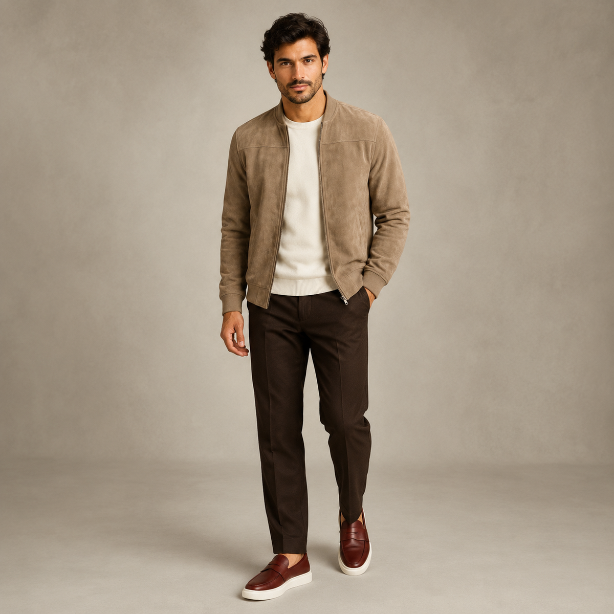 Chaqueta Milano Luxe + Mocasines Élysée Premium - vista frontal