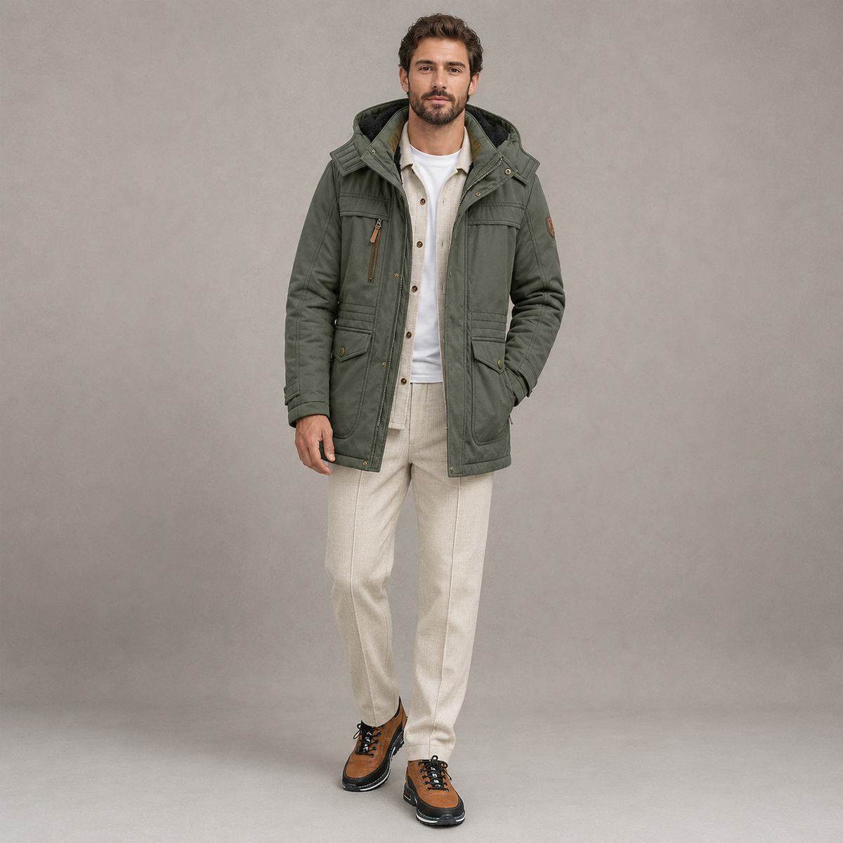 Outfit Completo Rebajas Dobles: Chaqueta + Conjunto + Calzado
