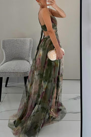 Vestido Alba Dorata – Collezione Venecia, vestido elegante, detalle de tela | Moda Acosta