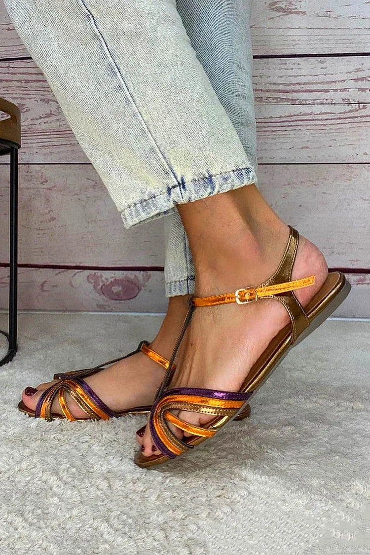 Sandalias Bibiana (Verano Mediterráneo), sandalias de verano, vista lateral | Moda Acosta