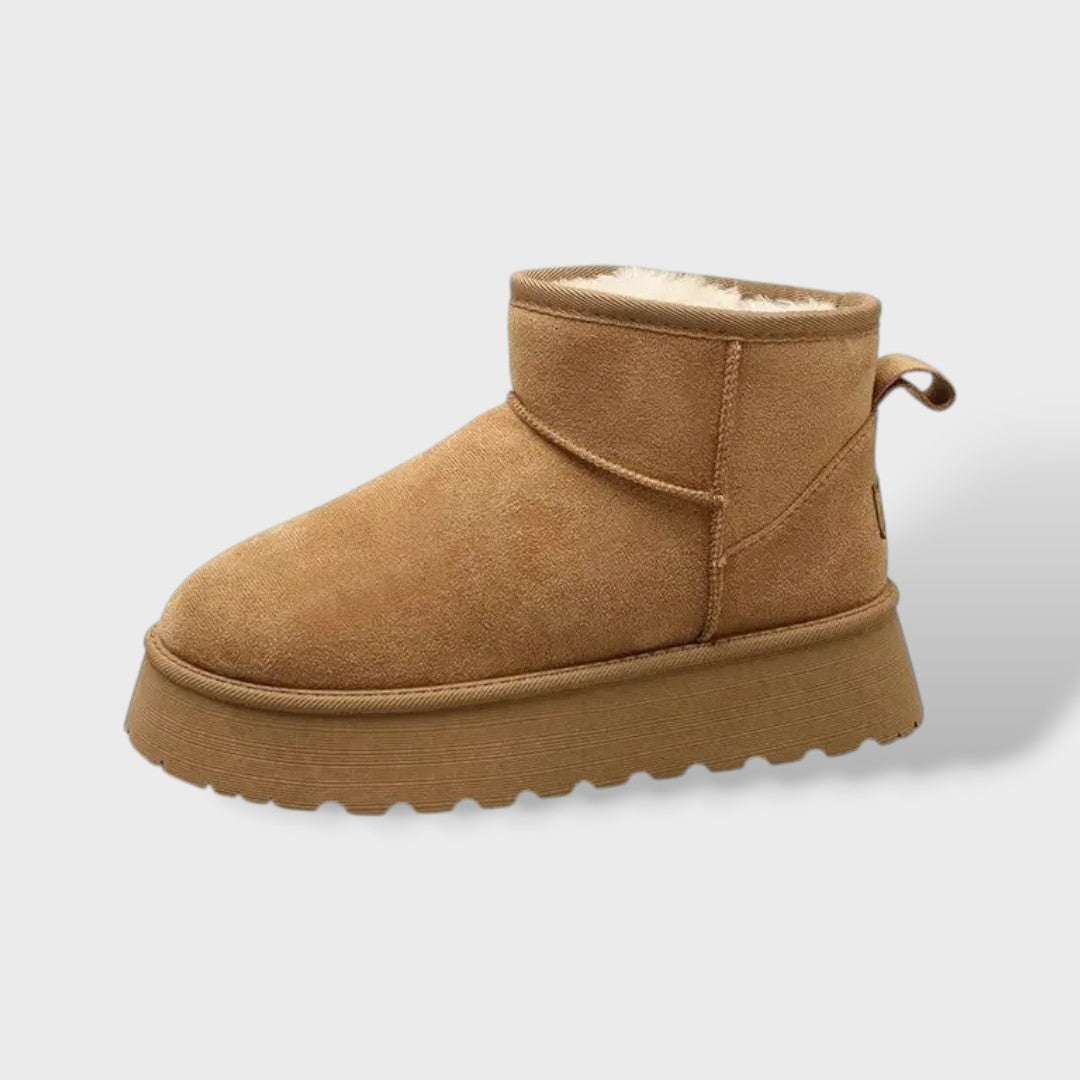 Botas de Nieve Mujer Suela Gruesa, botas de moda, vista trasera | Moda Acosta