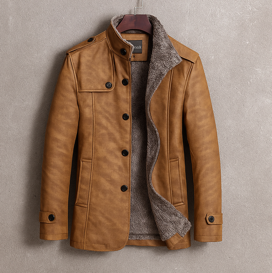 Luxeva Élégance, abrigo de invierno, detalle de tela | Moda Acosta