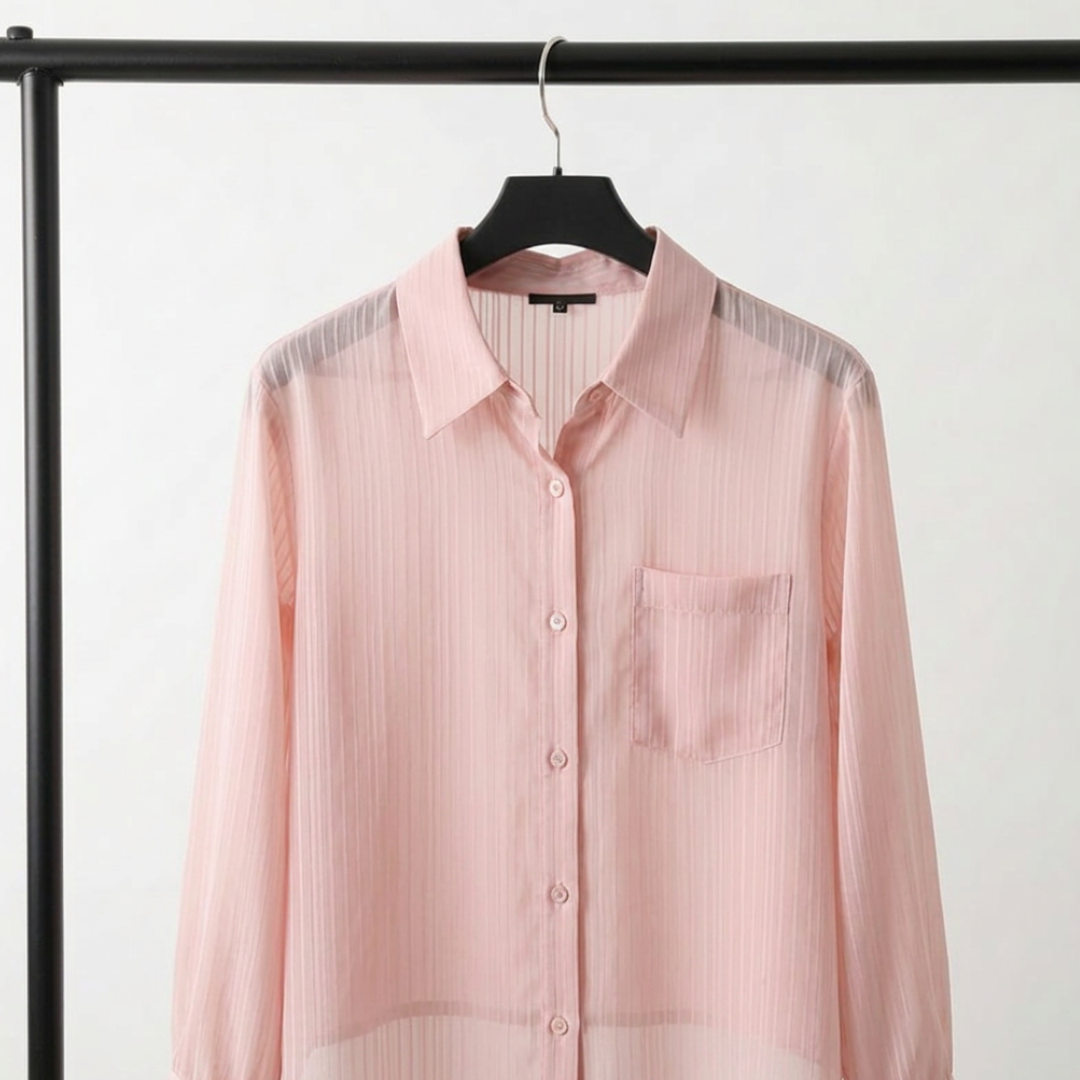 Brisa Luxe-Blusa de verano, blusa elegante, primer plano | Moda Acosta