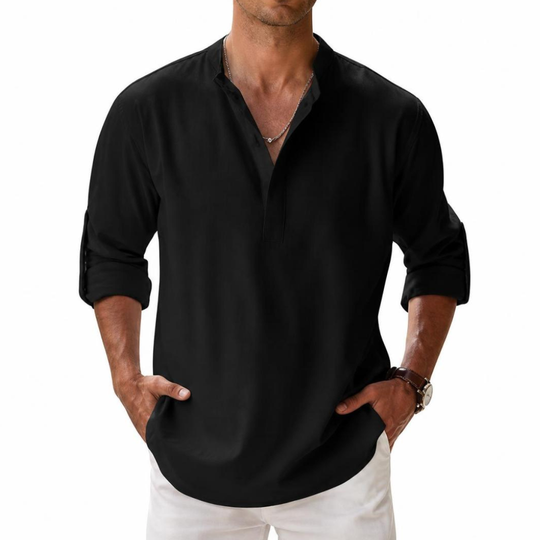 Imperial Linen- camisa de verano, camisa casual, vista trasera | Moda Acosta
