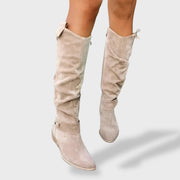 Valeria | Botas Elegantes de Piel de Alta Calidad para Mujer, botas de moda, color disponible | Moda Acosta