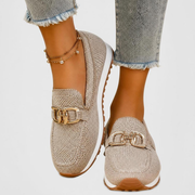 Luna Air Loafers-sneakers estilo mocasines, mocasines de cuero, vista frontal | Moda Acosta