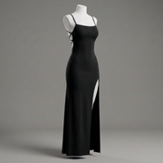 Noir Satin Élite-Vestido, vestido elegante, estilo puesto | Moda Acosta