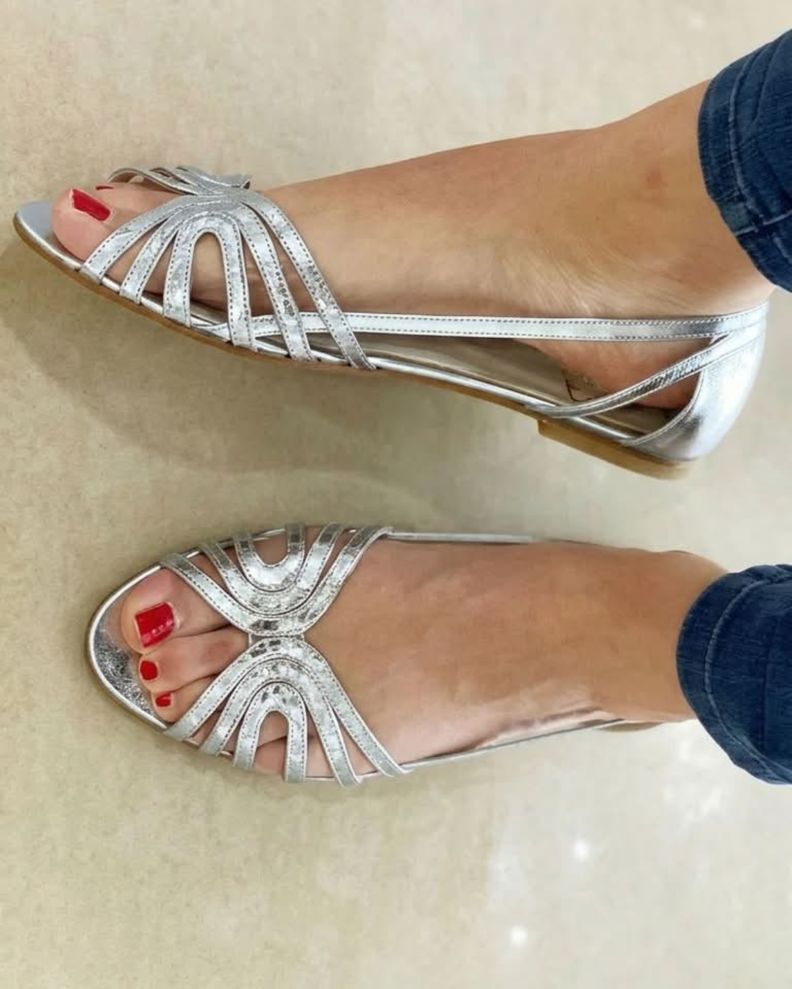 Sandalia Bellaria | (Colección Venecia), sandalias de verano, detalle de tela | Moda Acosta