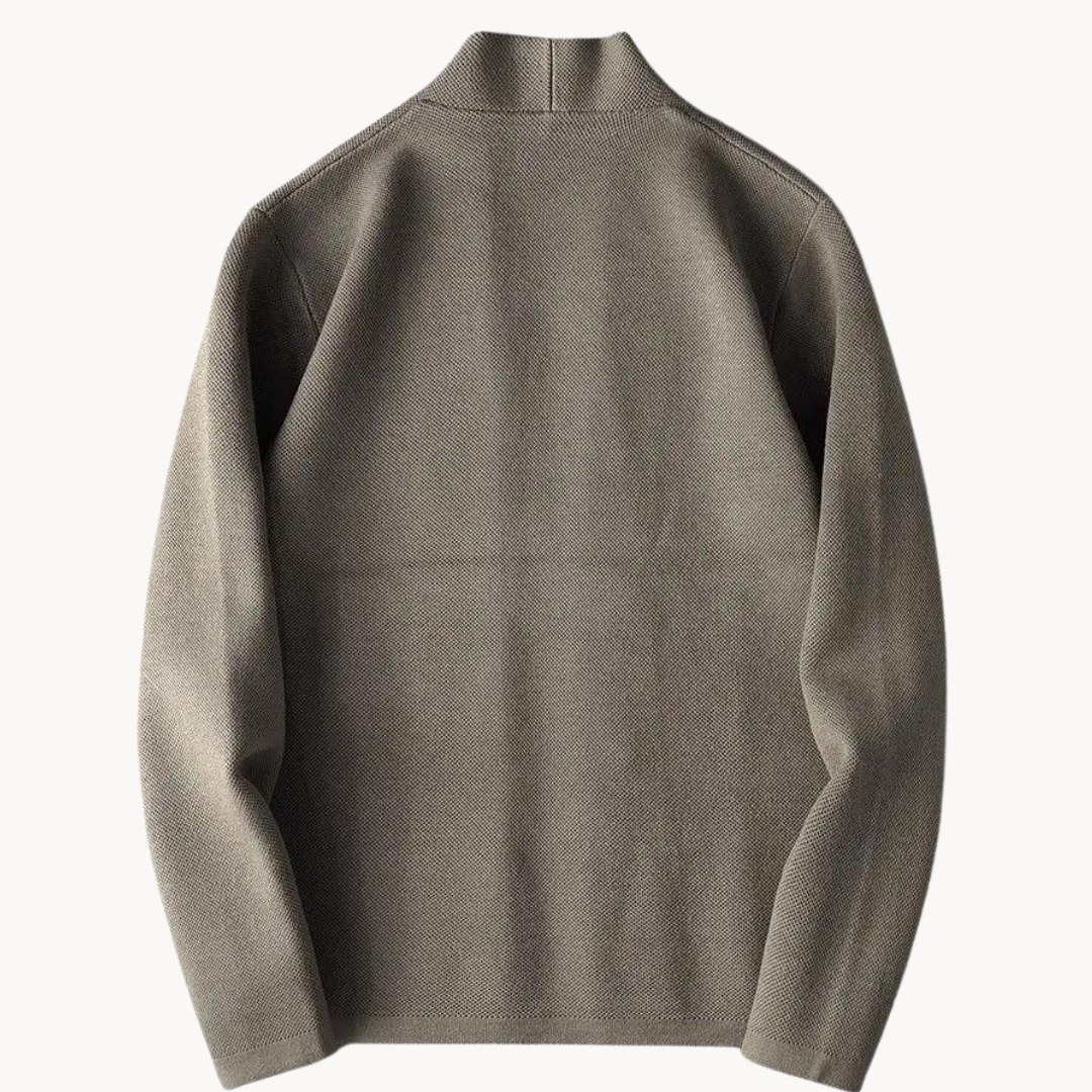 Aria Couture, abrigo de invierno, detalle de tela | Moda Acosta