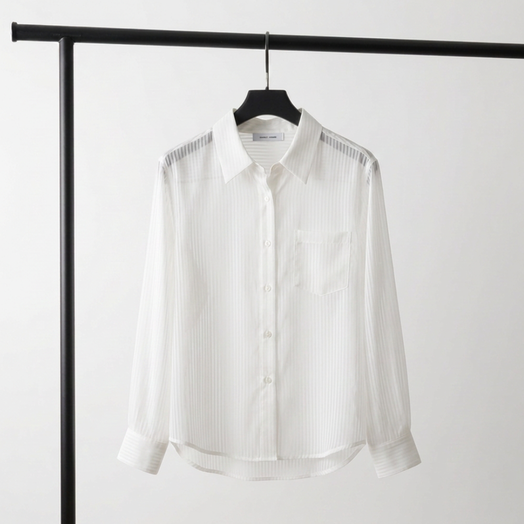 Brisa Luxe-Blusa de verano, blusa elegante, vista trasera | Moda Acosta
