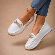 LUXE ÉLÉGANCE Loafers-calzado, mocasines de cuero, vista lateral | Moda Acosta