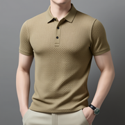 Velour Prestige, Polo verano/invierno, polo de hombre, detalle de tela | Moda Acosta