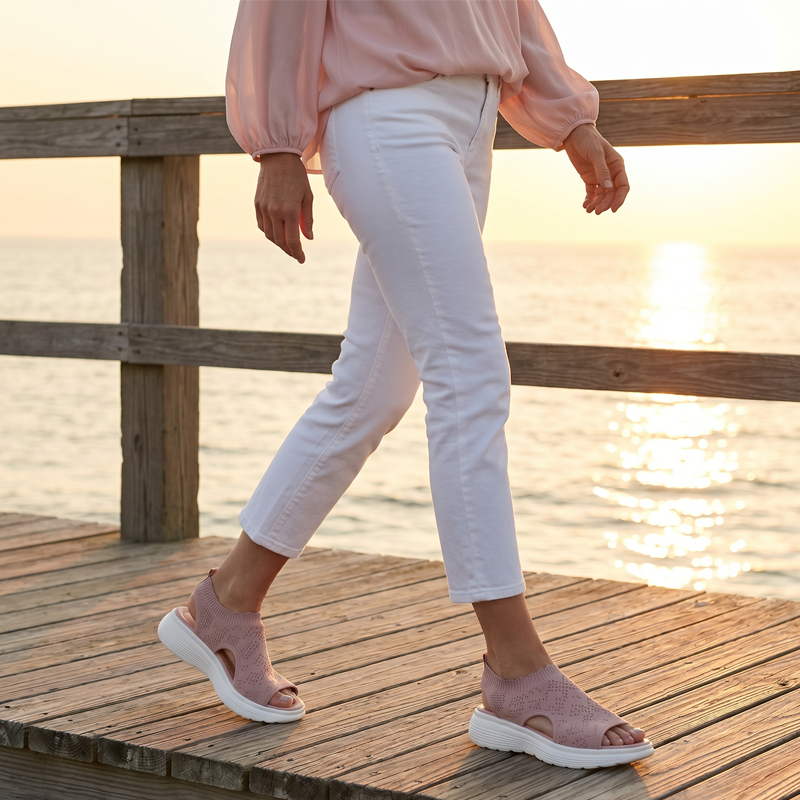 Sandalias elasticas – Colección Venecia, sandalias de verano, vista trasera | Moda Acosta