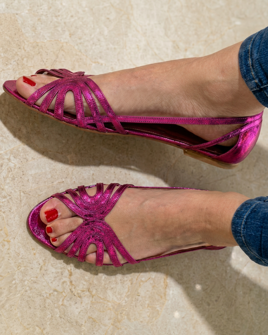 Sandalia Bellaria | (Colección Venecia), sandalias de verano, vista lateral | Moda Acosta