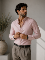 Prestige Elastic Shirt-camisa elastica, camisa casual, vista trasera | Moda Acosta