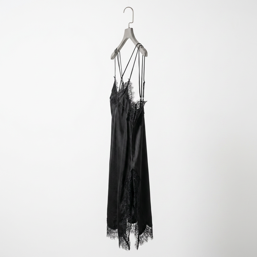 Noir Élan Dress, mini vestido, vestido elegante, combinación de outfit | Moda Acosta