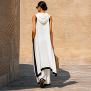 Aura Lino Elite, conjunto de moda, vista trasera | Moda Acosta