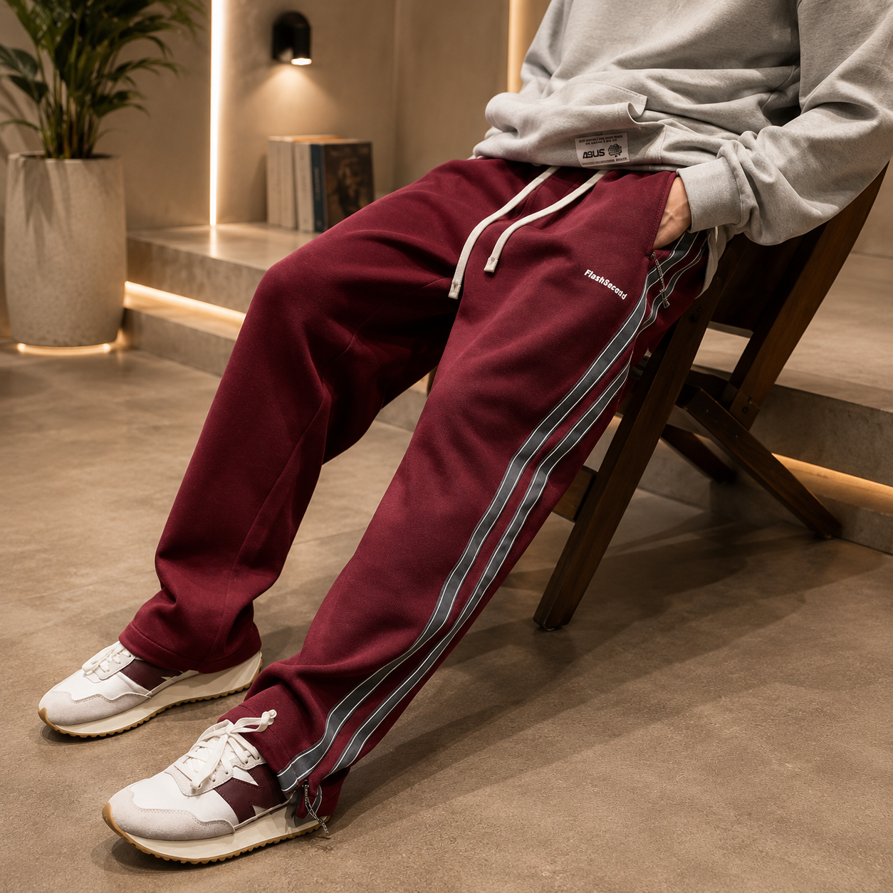 Maison Essence, pantalón de moda, vista trasera | Moda Acosta