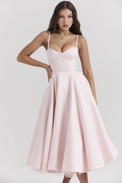 Vestido Celeste Verona – Collezione Venezia - Romix Acosta
