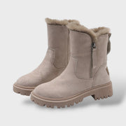 Botas de nieve cálidas para mujer, botas de moda, vista frontal | Moda Acosta
