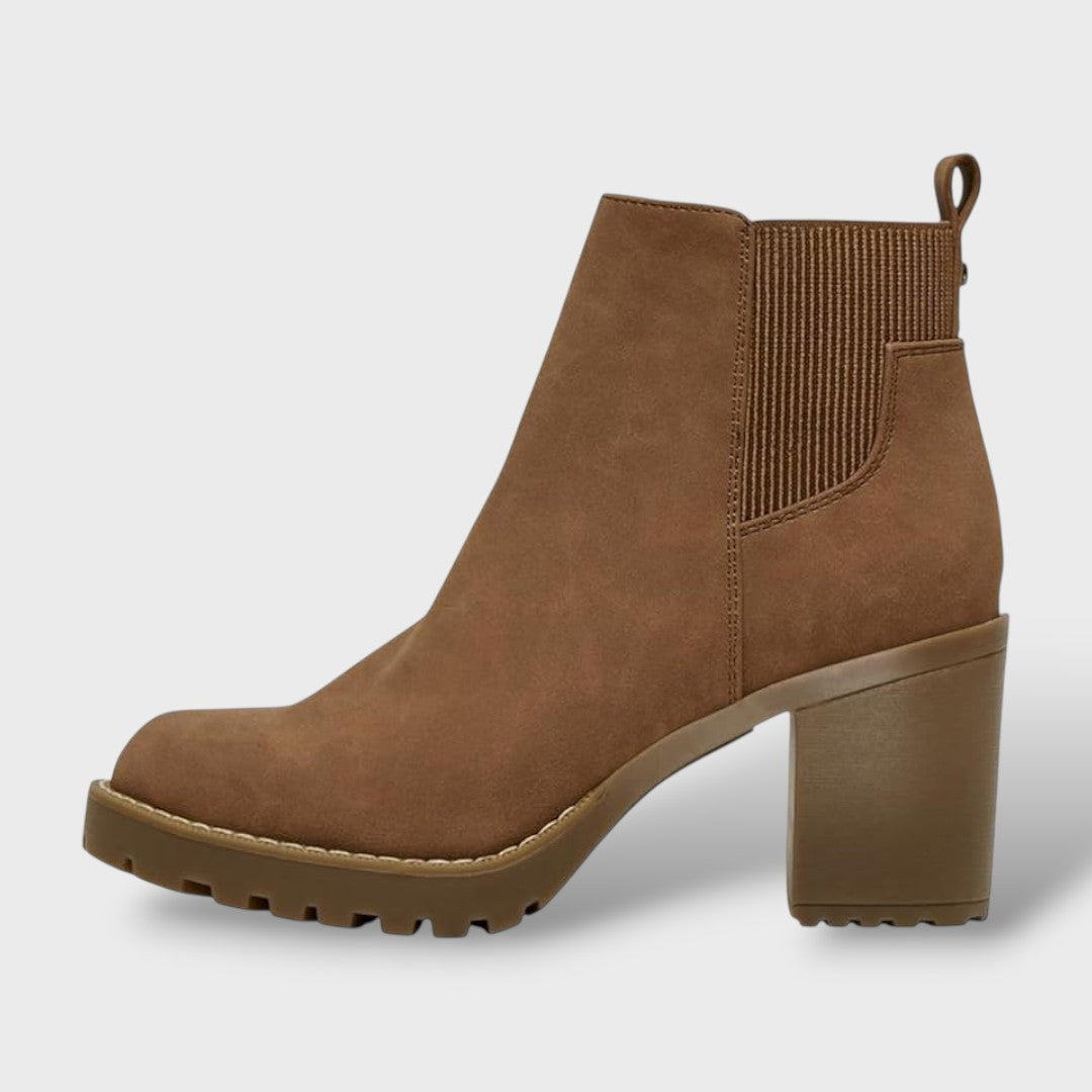 Botines de Tacón Bloque Clásicos Mujer, Tacones, vista trasera | Moda Acosta