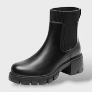 Botines Chelsea con Tacón Grueso Mujer, Tacones, vista frontal | Moda Acosta