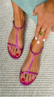 Sandalias Lara (Verano Mediterráneo), sandalias de verano, primer plano | Moda Acosta
