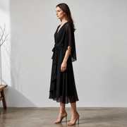 Noir Olive Desire-Vestido Velnor, vestido elegante, color disponible | Moda Acosta