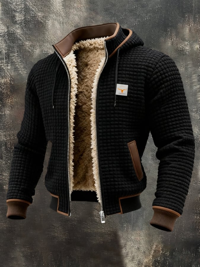 Célina Studio, abrigo de invierno, detalle de tela | Moda Acosta