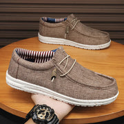 Zapatos Casuales Hombre Denim Lona Transpirables Planos Caminar, zapatillas casuales, vista frontal | Moda Acosta