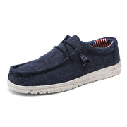 Zapatos Casuales Hombre Denim Lona Transpirables Planos Caminar, zapatillas casuales, primer plano | Moda Acosta