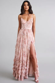 Vestido Luna Serena – Collezione Venezia, vestido elegante, primer plano | Moda Acosta