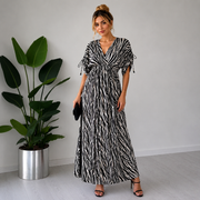 Vestido Prestige- Sahara Luxe- vestido de verano, vestido elegante, detalle de tela | Moda Acosta