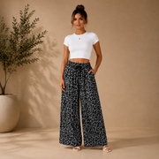 Pantalón Palma Rosa, pantalón de moda, vista lateral | Moda Acosta