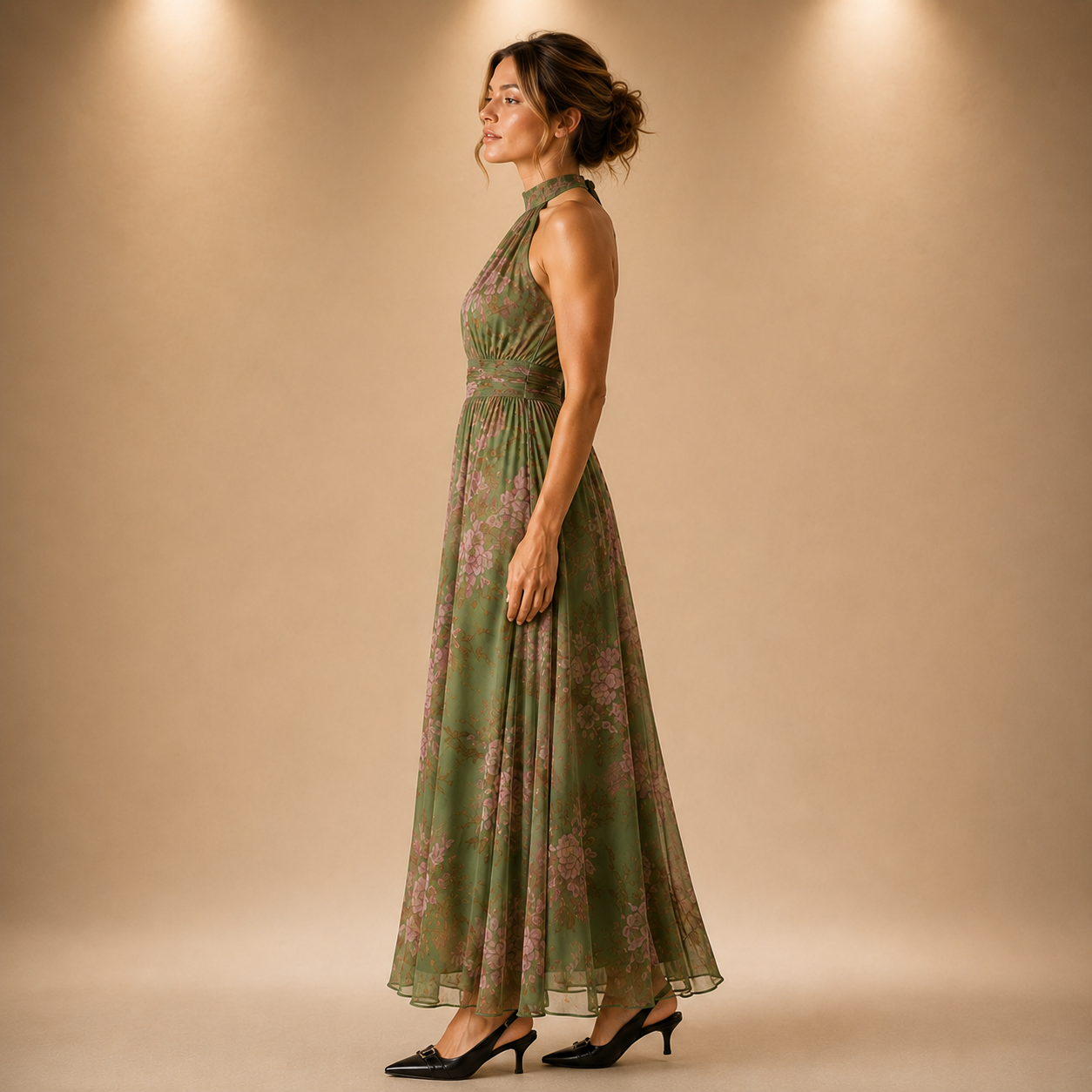 Vestido Valentina Firenze, vestido elegante, vista frontal | Moda Acosta