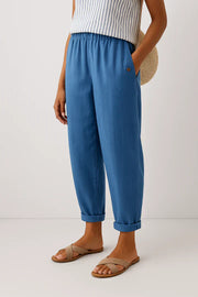 Élysée Élégance- Pantalon, pantalón de moda, vista lateral | Moda Acosta