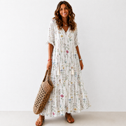 Amalia — Vestito Lungo Boho, vestido elegante, color disponible | Moda Acosta
