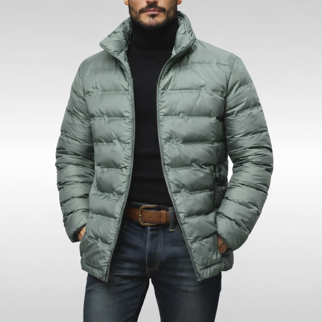 Velaria Elite, abrigo de invierno, detalle de tela | Moda Acosta