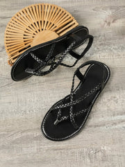 Sandalias Aurora (Verano Mediterráneo), sandalias de verano, acabado y textura | Moda Acosta
