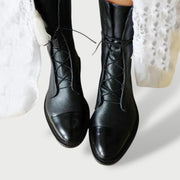 Botas Vintage Cowboy Mujer Tacón, Tacones, detalle de tela | Moda Acosta