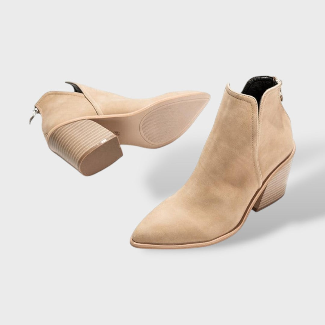 Botines Vaqueros Mujer con Tacón Alto, pantalón de moda, look completo | Moda Acosta