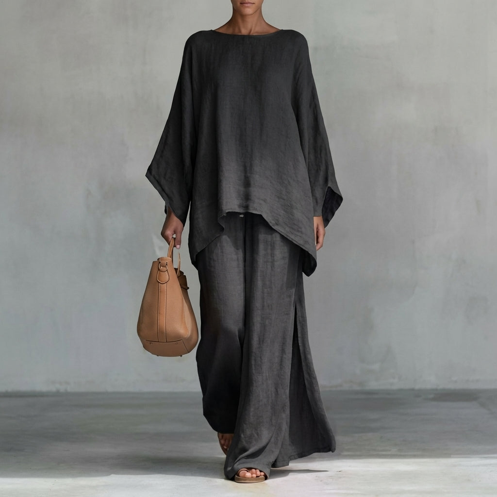 Celeste Soft Touch, conjunto de moda, look completo | Moda Acosta