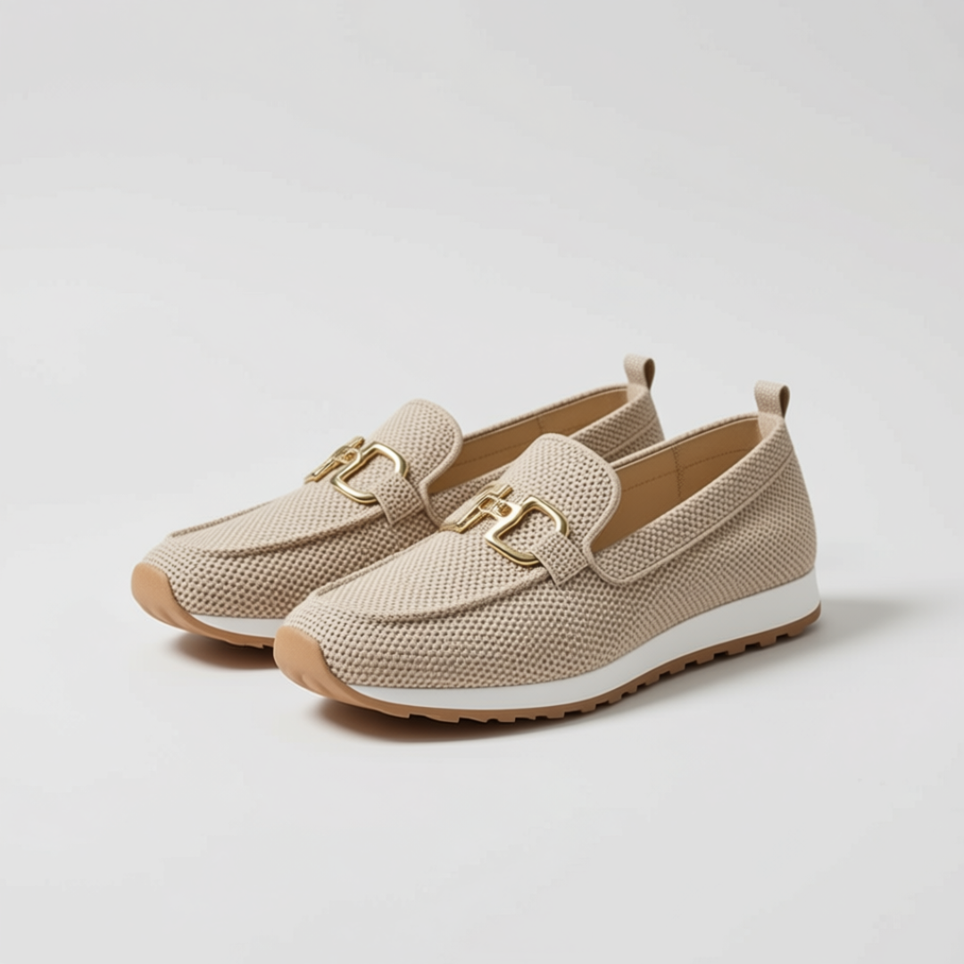 Luna Air Loafers-sneakers estilo mocasines, mocasines de cuero, vista trasera | Moda Acosta