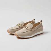 Luna Air Loafers-sneakers estilo mocasines, mocasines de cuero, vista trasera | Moda Acosta