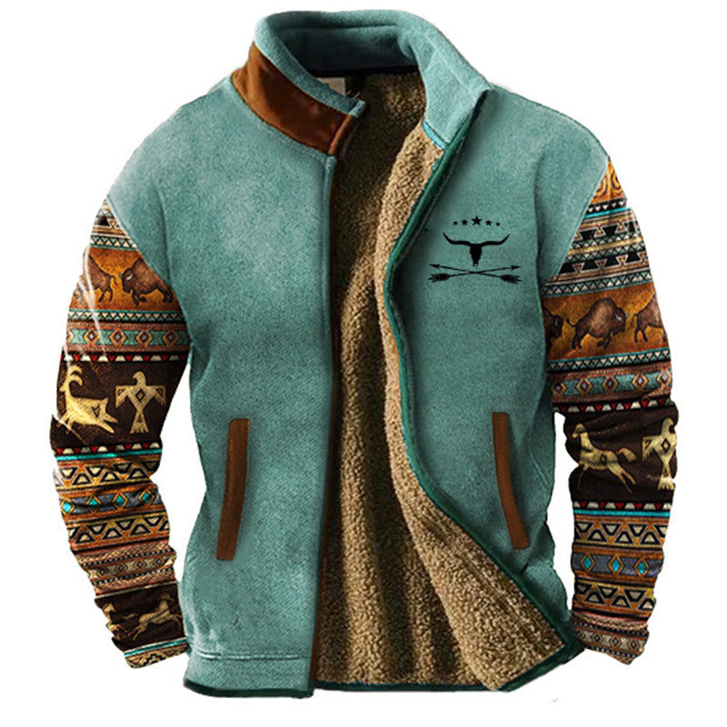 Celeste Premium, abrigo de invierno, vista lateral | Moda Acosta