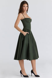 Vestido Notte di Mare – Collezione Venecia, vestido elegante, vista trasera | Moda Acosta