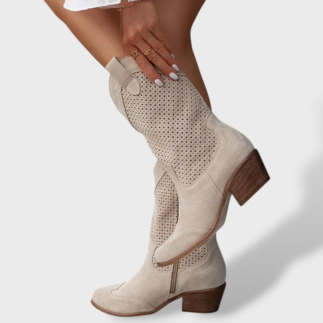 Elena | Botas cowboy mujer, botas de moda, vista lateral | Moda Acosta