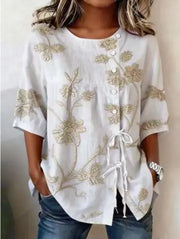 Celestina | Blusa floral elegante, blusa elegante, estilo puesto | Moda Acosta