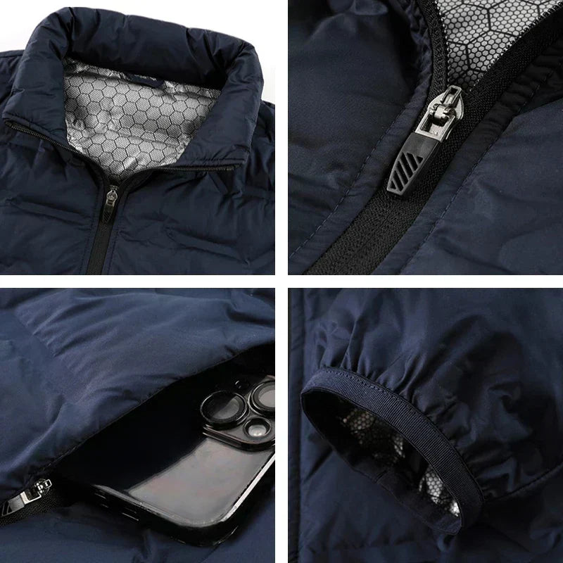 Velaria Elite, abrigo de invierno, primer plano | Moda Acosta